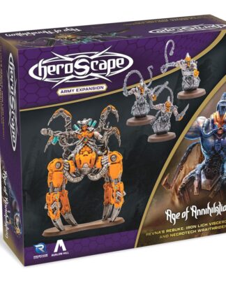 Heroscape Erweiterung Revna's Rebuke: Iron Lich Viscerot and Necrotech Wraithriders Army *Englische Version*
