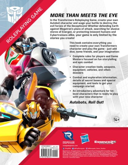 Transformers RPG Core Buch *Englische Version* – Bild 2