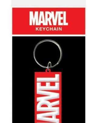 Marvel Comics Gummi-Schlüsselanhänger Logo 6 cm