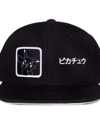 Pokémon Snapback Cap Pikachu Japanese Black
