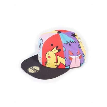 Pokemon Snapback Cap Multi Pop Art – Bild 2