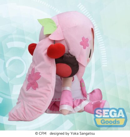 Character Vocal Series 01: Hatsune Miku Fuwa Petit Plüschfigur Sakura Miku Dodeka Jumbo 50 cm – Bild 3