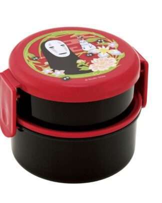 Chihiros Reise ins Zauberland Zweilagige runde Lunchbox No Face Dark Red