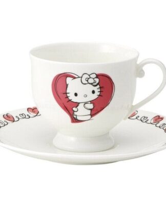 Sanrio Bone China Tasse und Teller Set Hello Kitty