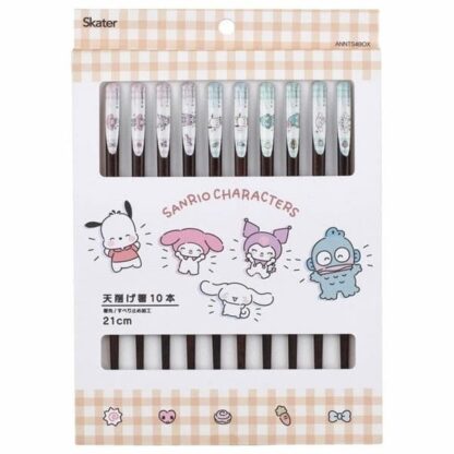 Sanrio Essstäbchen 10er-Pack Characters