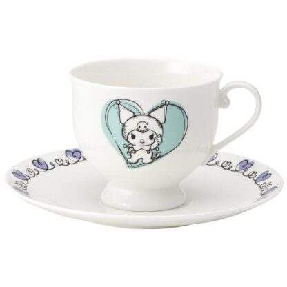 Sanrio Bone China Tasse und Teller Set Kuromi