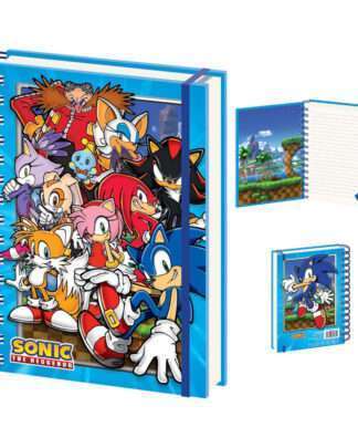 Sonic The Hedgehog Wiro Notizbuch A5 Green Hill Zone Gang