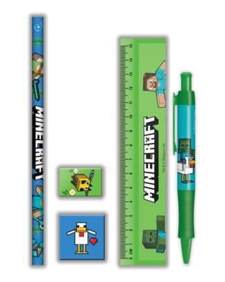 Minecraft Schreibset 5-teilig