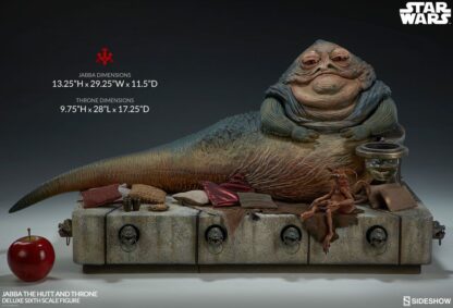 Star Wars Episode VI Actionfigur 1/6 Jabba the Hutt & Throne Deluxe 34 cm – Bild 8