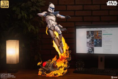 Star Wars Premium Format Figur Captain Rex (Phase 1 Version) Sideshow Exclusive 68 cm – Bild 2