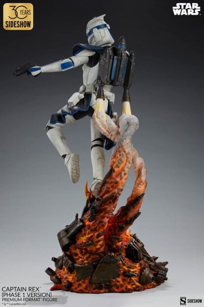 Star Wars Premium Format Figur Captain Rex (Phase 1 Version) Sideshow Exclusive 68 cm – Bild 8