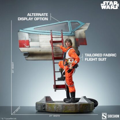 Star Wars Premium Format Statue Luke Skywalker & X-Wing: Red Five, Standing By 76 cm – Bild 3