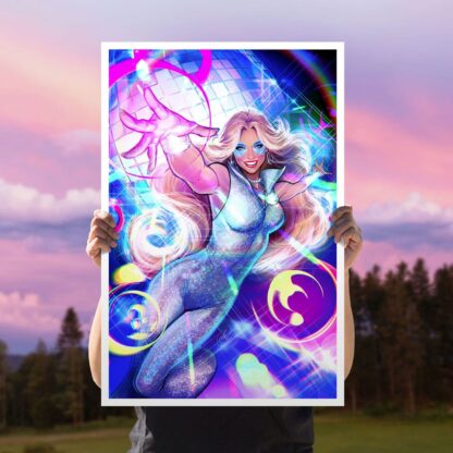 Marvel Kunstdruck Dazzler 41 x 61 cm - ungerahmt – Bild 2