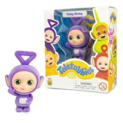 Teletubbies Cheebee Minifigur Tinky Winky Flocked 6 cm – Bild 2