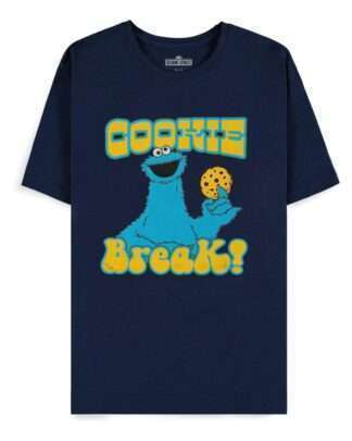 Sesamstraße T-Shirt Cookie Monster Navy Cookie Break