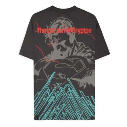 DC Comics T-Shirt Superman Dark Grey son of Krypton – Bild 2