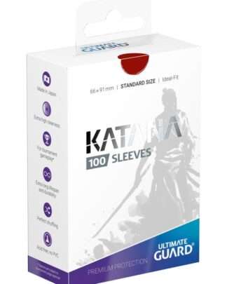Ultimate Guard Katana Sleeves Standardgröße Rot (100)