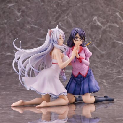 Nekomonogatari Monogatari Series PVC Statuen Tsubasa Hanekawa Set (re-run) 19 cm - Beschädigte Verpackung – Bild 11
