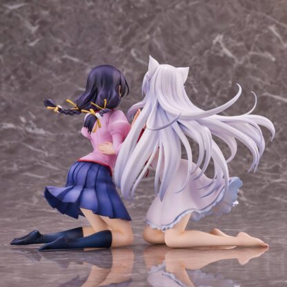 Nekomonogatari Monogatari Series PVC Statuen Tsubasa Hanekawa Set (re-run) 19 cm - Beschädigte Verpackung – Bild 13