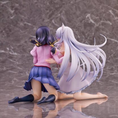 Nekomonogatari Monogatari Series PVC Statuen Tsubasa Hanekawa Set (re-run) 19 cm - Beschädigte Verpackung – Bild 14