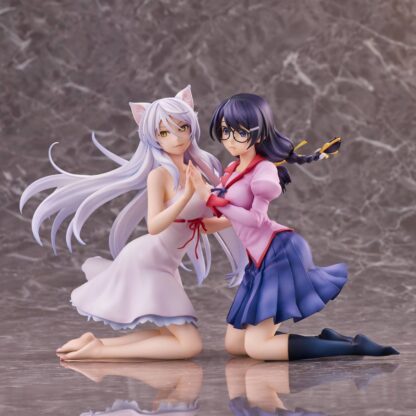 Nekomonogatari Monogatari Series PVC Statuen Tsubasa Hanekawa Set (re-run) 19 cm - Beschädigte Verpackung – Bild 15