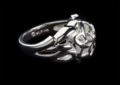 Herr der Ringe Nenya Galadriel's Ring (Sterling Silber) Größe 9.75 – Bild 3