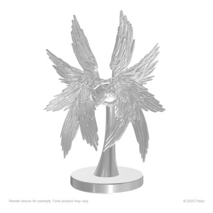 Pathfinder Deep Cuts Miniaturen unbemalt Procyal (Raccoon Agathion) & Zoaem (Ring Archon) – Bild 3