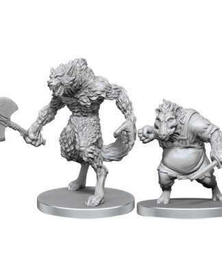 Pathfinder Deep Cuts Miniaturen unbemalt Werewolf & Wereboar