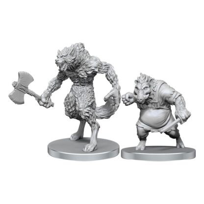 Pathfinder Deep Cuts Miniaturen unbemalt Werewolf & Wereboar