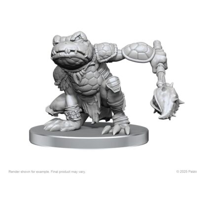 Pathfinder Deep Cuts Miniaturen unbemalt Boggard Scout & Castoroides – Bild 2