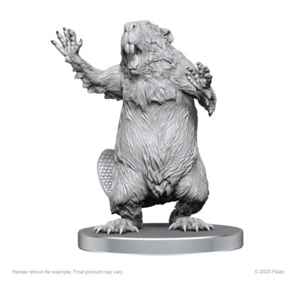 Pathfinder Deep Cuts Miniaturen unbemalt Boggard Scout & Castoroides – Bild 3