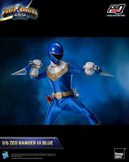 Power Rangers Zeo FigZero Actionfigur 1/6 Ranger III Blue 30 cm – Bild 4