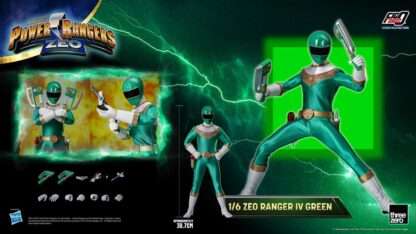 Power Rangers Zeo FigZero Actionfigur 1/6 Ranger IV Green 30 cm – Bild 11