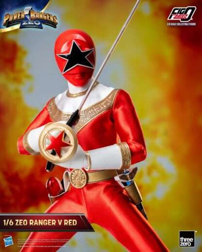 Power Rangers Zeo FigZero Actionfigur 1/6 Ranger V Red 30 cm – Bild 3