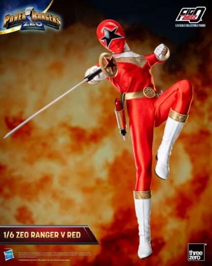 Power Rangers Zeo FigZero Actionfigur 1/6 Ranger V Red 30 cm – Bild 9