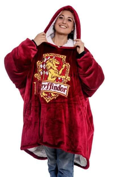 Harry Potter Oversized Kapuzenpullover Gryffindor – Bild 2