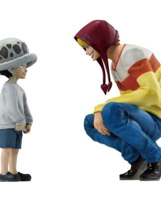 One Piece Ichibansho PVC Statue Trafalgar Law & Corazon (The Unbreakable Law) 11 cm