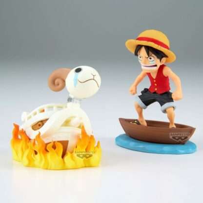 One Piece WCF Log Stories PVC Statuen 2er-Pack Luffy & Going Merry 8 cm – Bild 4