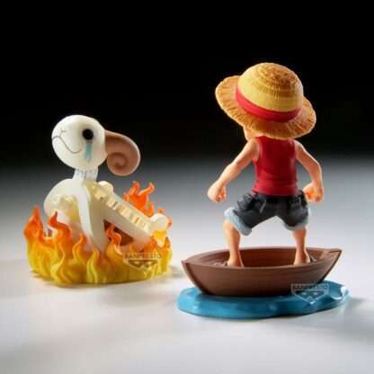 One Piece WCF Log Stories PVC Statuen 2er-Pack Luffy & Going Merry 8 cm – Bild 5