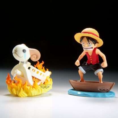 One Piece WCF Log Stories PVC Statuen 2er-Pack Luffy & Going Merry 8 cm – Bild 6