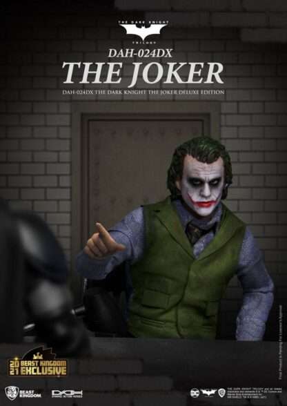Batman The Dark Knight Dynamic 8ction Heroes Actionfigur 1/9 The Joker Deluxe Version 21 cm – Bild 2