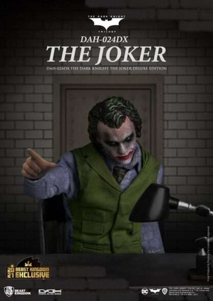 Batman The Dark Knight Dynamic 8ction Heroes Actionfigur 1/9 The Joker Deluxe Version 21 cm – Bild 3