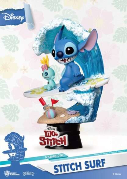 Disney Summer Series D-Stage PVC Diorama Surfer Stitch 15 cm – Bild 2