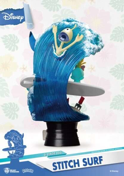 Disney Summer Series D-Stage PVC Diorama Surfer Stitch 15 cm – Bild 3