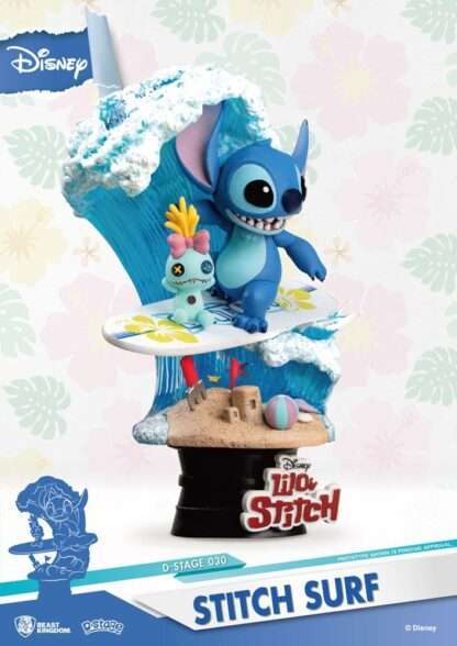 Disney Summer Series D-Stage PVC Diorama Surfer Stitch 15 cm – Bild 4