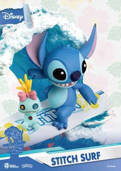 Disney Summer Series D-Stage PVC Diorama Surfer Stitch 15 cm – Bild 5