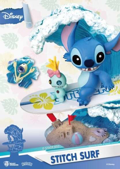 Disney Summer Series D-Stage PVC Diorama Surfer Stitch 15 cm – Bild 7