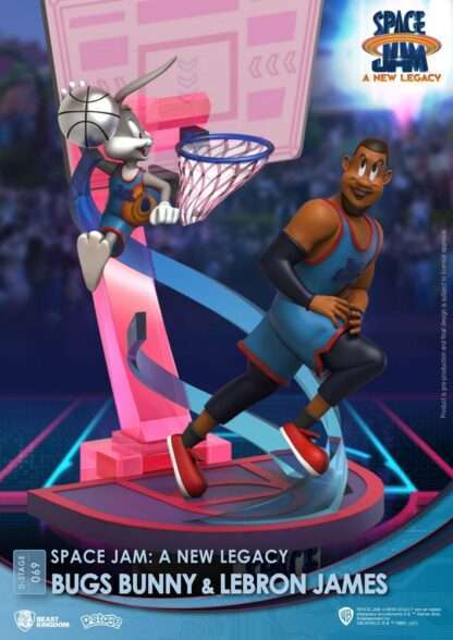Space Jam: A New Legacy D-Stage PVC Diorama Bugs Bunny & Lebron James New Version 15 cm – Bild 5
