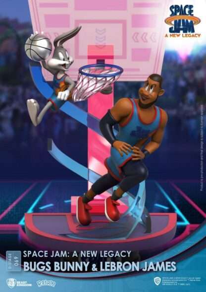 Space Jam: A New Legacy D-Stage PVC Diorama Bugs Bunny & Lebron James New Version 15 cm – Bild 6