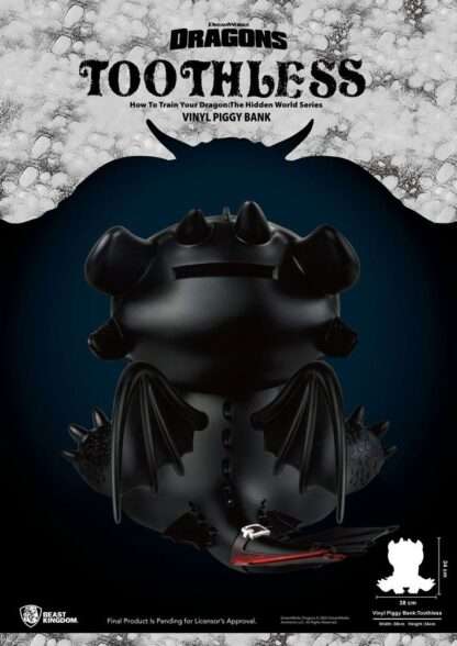 Drachenzähmen leicht gemacht Piggy Vinyl Spardose Toothless 30 cm – Bild 3